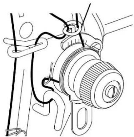 Dürkopp Adler 743-441 - Fadenregulator einstellen - 1