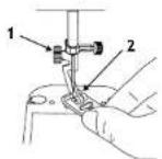 SINGER 9876 - EntfernenderStichplatte - 1