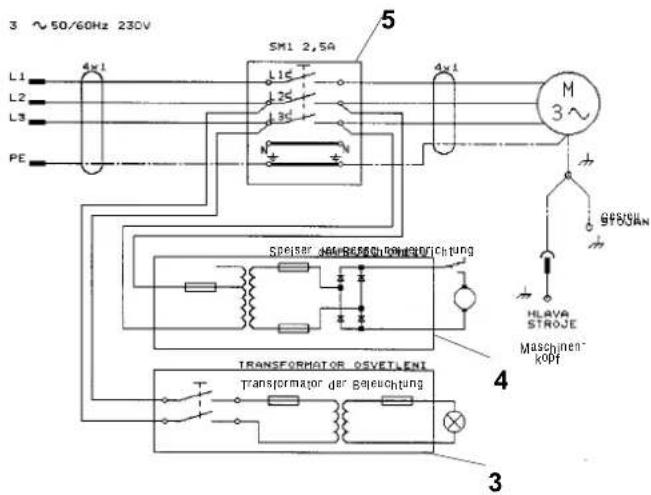 Dürkopp Adler 4182I-1 - 4'2'1 Speisung 1 x 230 V - DC motor - 6