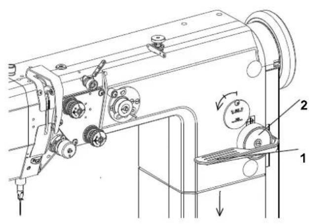 Dürkopp Adler 4182I-1 - 6'7 Rollfußlüftung - 2