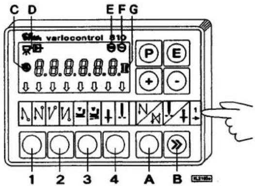 Dürkopp Adler 4182I-1 - Nähen nach dem Nähprogramm: - 1