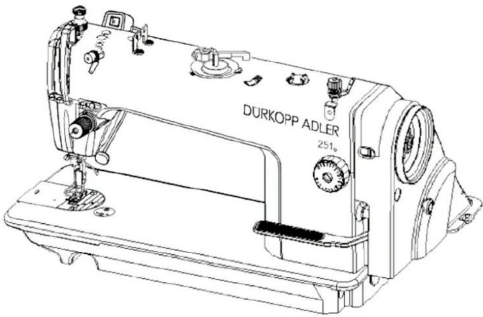 Dürkopp Adler 251-140042 - Spezial Industrienähmaschine Betriebsanleitung - 1