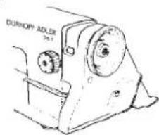 Dürkopp Adler 251-140042 - INSTALLATION VON RIEMENABDECKUNG UND SPULER - 4