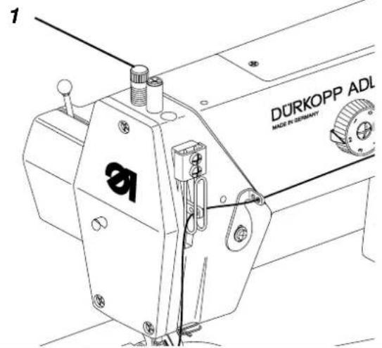 Dürkopp Adler 1967 - Nähfußdruck einstellen - 1