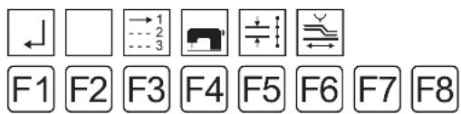 Dürkopp Adler 1912-5 - Bedeutung des Spezialparameter-Menüs - 1