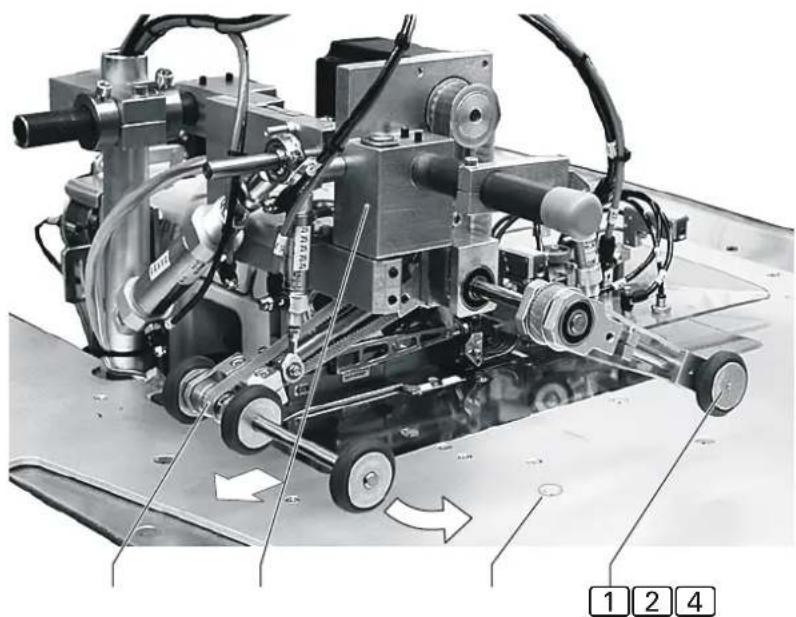 Dürkopp Adler 1365-5 - Transporteinheit B-Maschine, Abb. 13: - 1