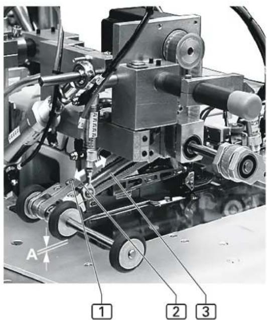 Dürkopp Adler 1365-5 - C.5.7 Transportrollen einstellen - 1