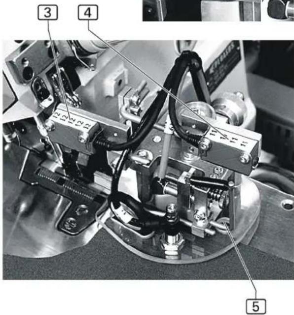 Dürkopp Adler 1360 - C.5.9 Fotozellen der Konturenführungen positionieren - 2