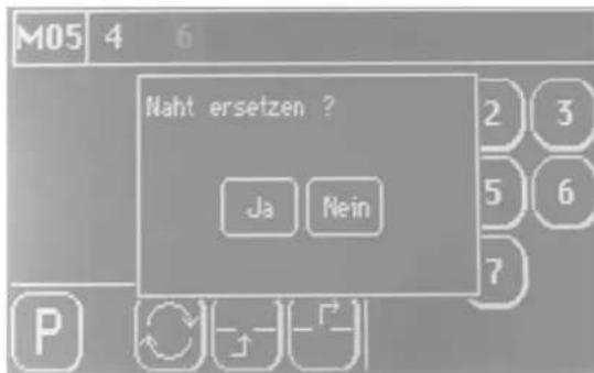 Dürkopp Adler 1281-5 - Neues Nahtprogrammit Nahtnummeranlegen - 16