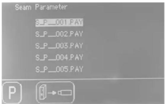 Dürkopp Adler 1281-5 - 7.3NahtprogrammeundNahtparameteraufUSB-Stickspeichern - 6