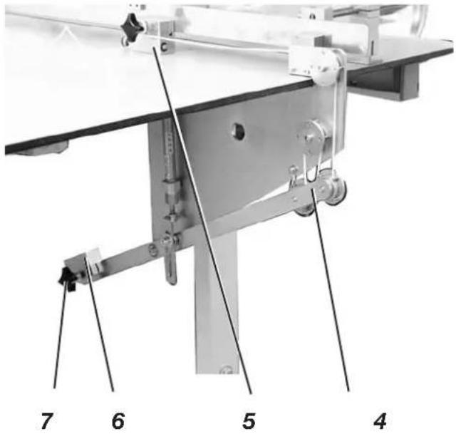 Dürkopp Adler 1281-5 - Mausmit Führungsschieneund Rückzugmechanismus - 2