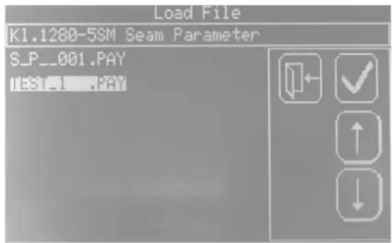 Dürkopp Adler 1281-5 - 7.4NahtprogrammeundNahtparametervonUSB-Stickladen - 6