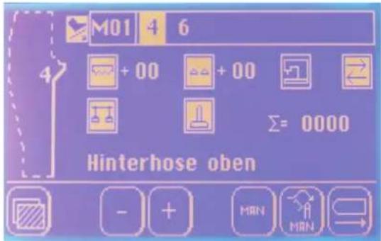 Dürkopp Adler 1280-5 - Nahtprogrammanwählen - 1