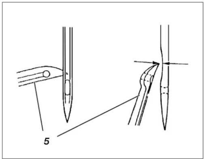 Dürkopp Adler 1280-5 - Abstanddeslinken Greiferszur Nadel - 2