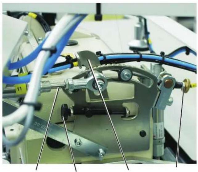 Dürkopp Adler 1280-5 - Ober-, Unter-und Differential transport bei Arbeitsplätzen mit Zylinder - 2