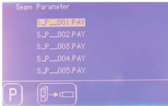 Dürkopp Adler 1280-5 - 7.3NahtprogrammeundNahtparameteraufUSB-Stickspeichern - 6