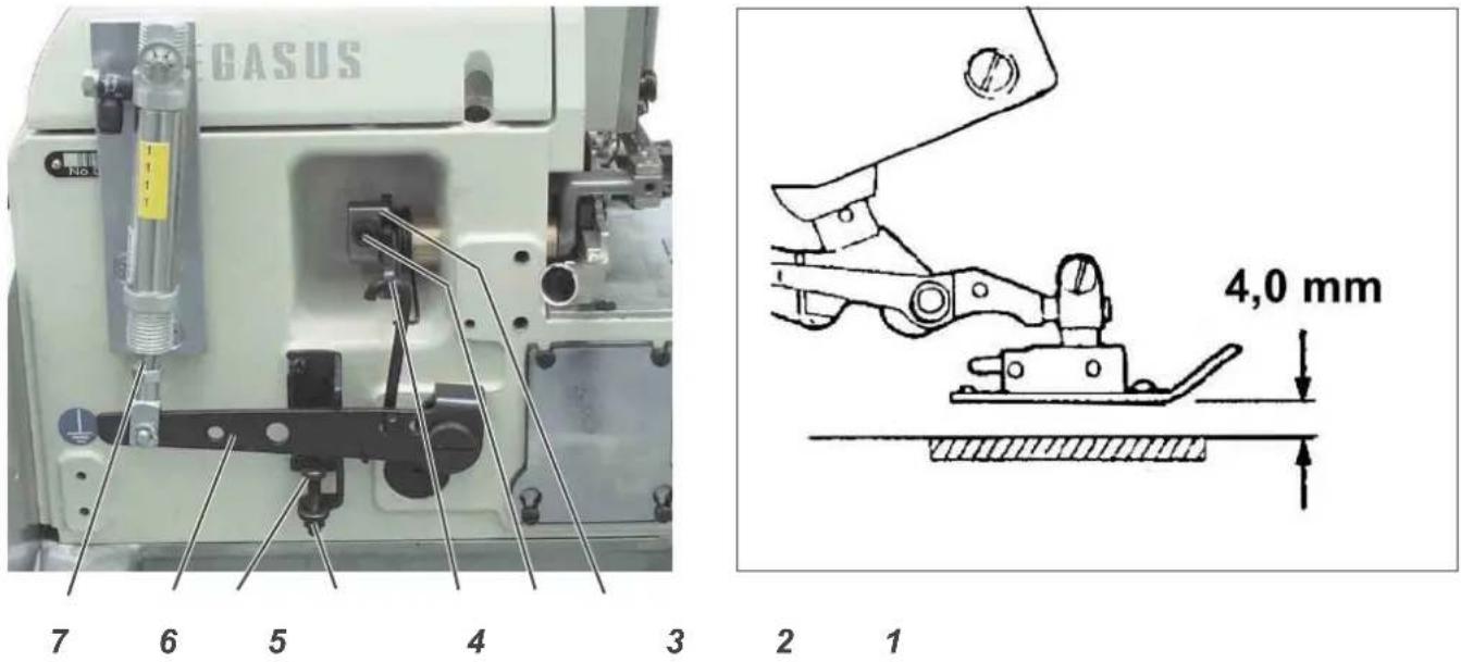 Dürkopp Adler 1225-5 - PresserfußhubOberteilEX5204 - 1