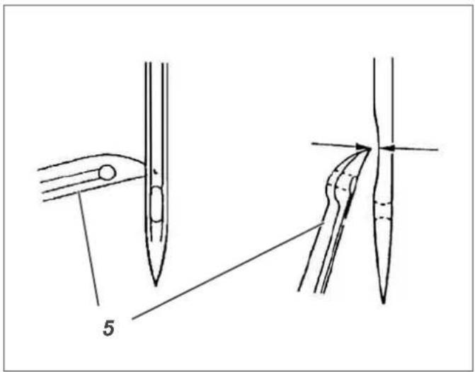 Dürkopp Adler 1225-5 - Abstanddeslinken Greiferszur Nadel - 2