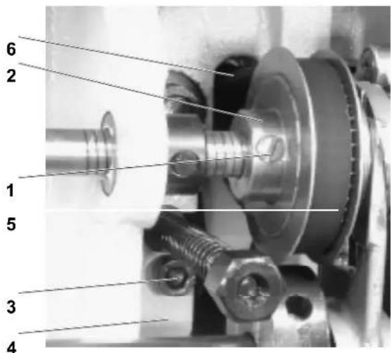 Dürkopp Adler 1280i - 3'6'4 Einstellen der Oberwalze (Andruckstärke' Höhe) - 2