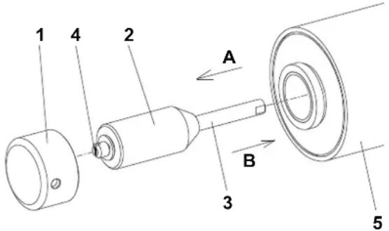 Dürkopp Adler 1230i - Setting the switching of electromagnets - 1