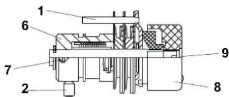 Dürkopp Adler 1230i - Setting the tension of the main and auxiliary tensioners - 3