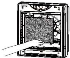 Whynter Eco Pure AFR-300 - ▶ Cleaning the photo-catalyst filter - 1