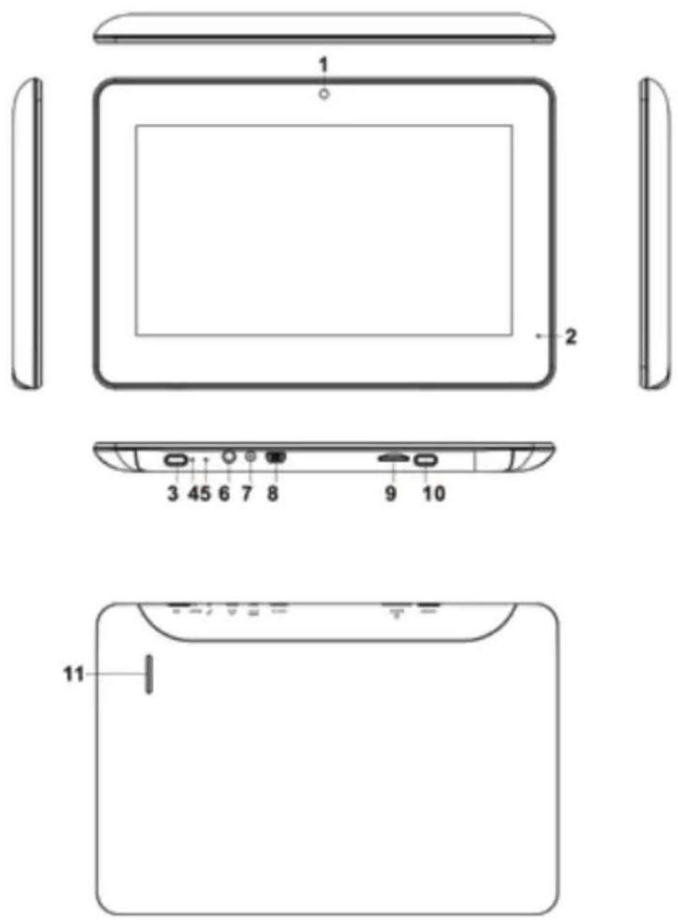 HKC P774A - Appearance and Buttons - 1