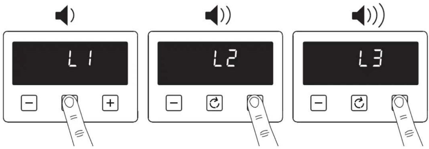 BELLING Sandringham 100E - Setting the volume - 1