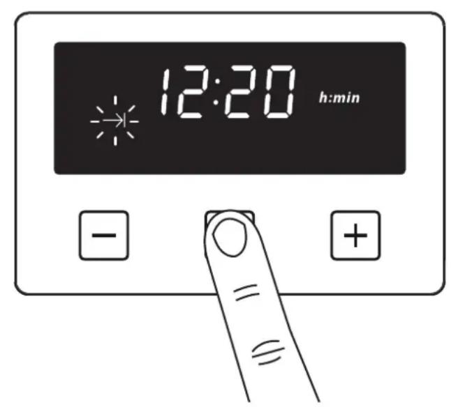 BELLING Sandringham 100E - Setting the end of cooking time (to set a time for the oven to turn off) - 1