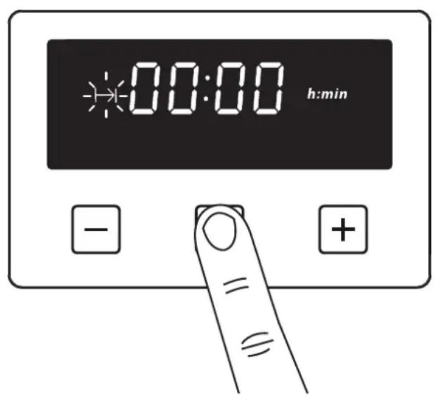 BELLING Sandringham 100E - Setting the cooking time (the duration of time the oven will operate for) - 1