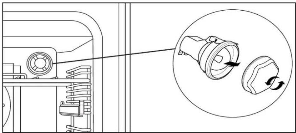 BELLING Sandringham 100E - Changing the light bulb - 1