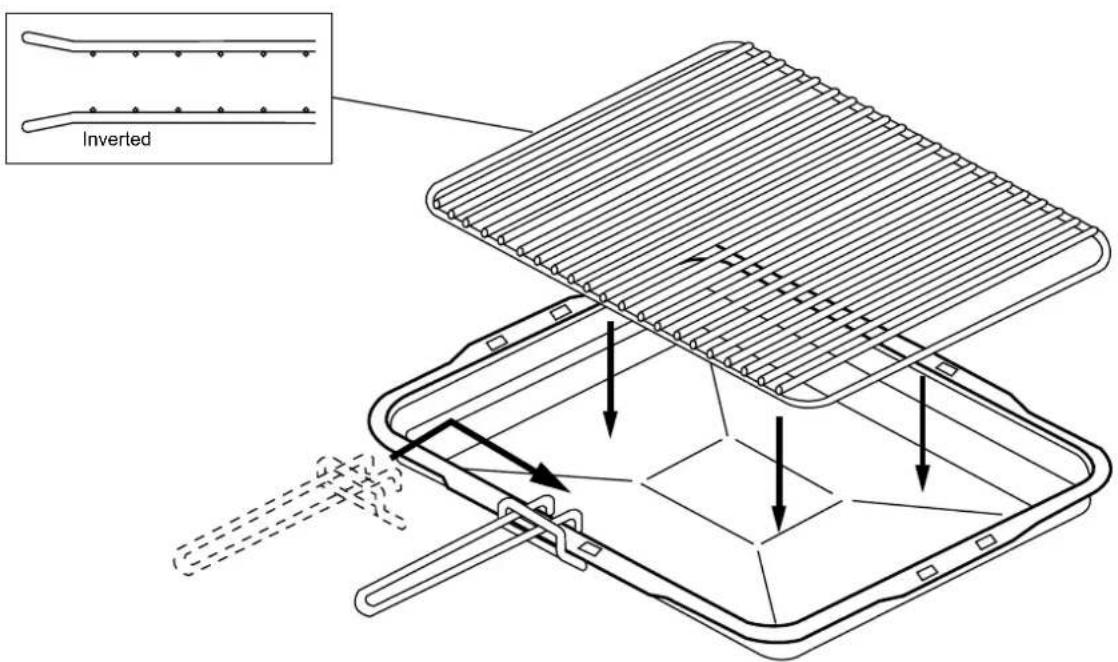 BELLING Cookcentre 110E - Grill pan, trivet and detachable grill pan handle - 1