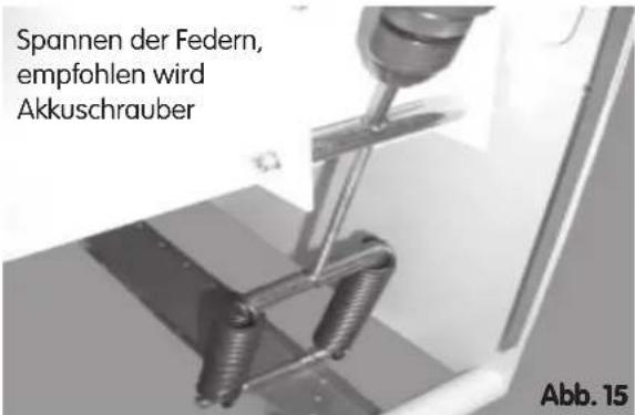 Dr. Kern Sunemotion 24/1 - Rechtsdrehung bedeutet Federn stärker spannen, Linksdrehung bedeutet Federn entspannen. - 1