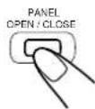 JVC CA-MXJ850R - Drücken Sie die Taste PANEL OPEN/CLOSE. - 1
