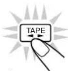 JVC CA-MXJ850R - Drücken Sie die Taste TAPE◀▶. - 1