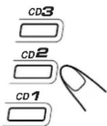 JVC CA-MXJ850R - Drücken Sie eine CD-Nummerntaste (CD1, CD2 oder CD3) in Abhängigkeit davon, welche CD Sie hören möchten. - 1