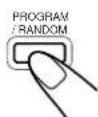 JVC CA-MXJ850R - Drücken Sie die Taste PROGRAM/RANDOM mehrfach hintereinander, bis „PROGRAM“ im Display angezeigt wird. - 1