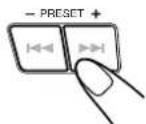 JVC CA-MXJ850R - Drücken Sie die Taste PRESET - /+, um einen Kanal zu wählen. - 2