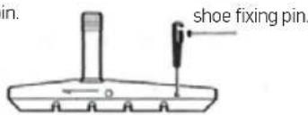 in. shoe fixing pin.