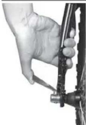 IDEAL Bump - Einbau eines Hinterrades mit Schnellspanner - 2