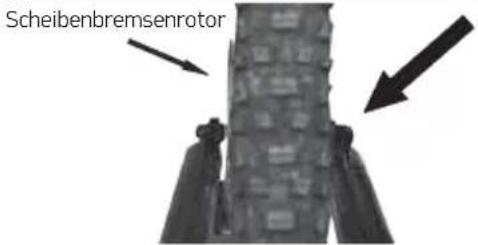 IDEAL Bump - Einbau eines Vorderrades mit Schnellspanner - 3