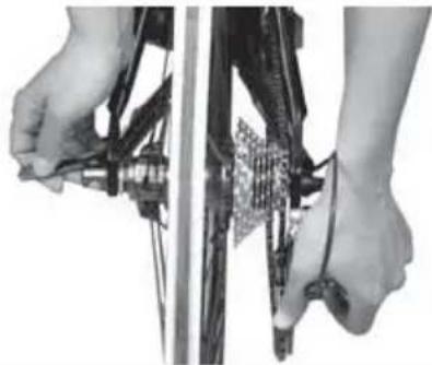 IDEAL Bump - Removing a Quick Release Rear Wheel - 6