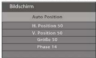Tevion LCD TV 2411 - PC BILDEINSTELLUNGEN - 1