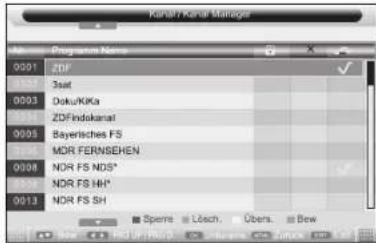 Tevion LCD TV 1594 - Sender verschieben - 1