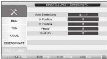 Tevion LCD TV 1594 - Bildeinstellungen im Menü - 1