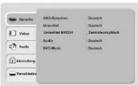 Tevion LCD TV 1911 - Setup-Menü - 1