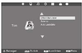 Tevion LCD TV 2212 - Effekt einstellen - 1