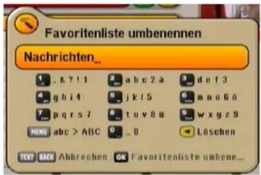 KATHREIN UFS SW - ALPHANUMERISCHE EINGABEN - 1