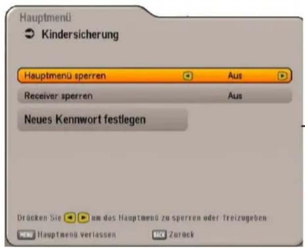 KATHREIN UFS SW - Hauptmenü - 3