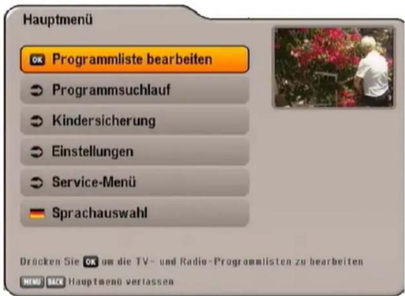KATHREIN UFS SW - MENÜ-KONZEPT - 1